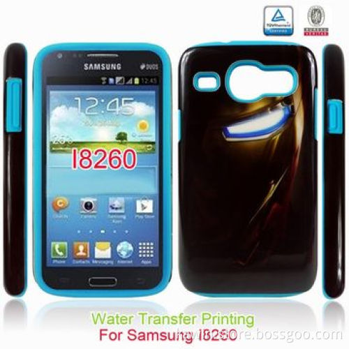 Water Transfer Printing PC + Silicone Cover for Samsung i8260